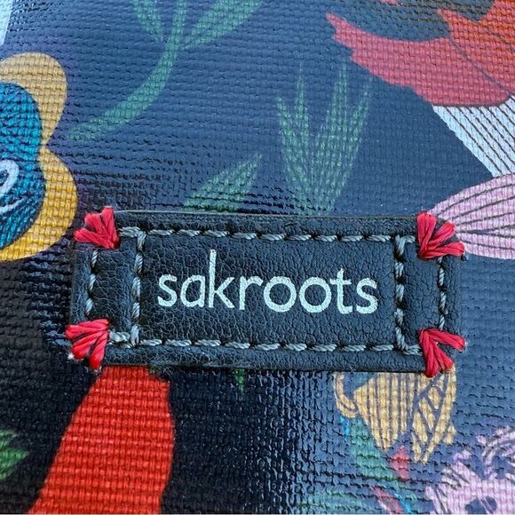 Sakroots 3-piece Pouch Artist Circle Peace Cases Zipper Cosmetic Toiletry Bags - Picture 7 of 11